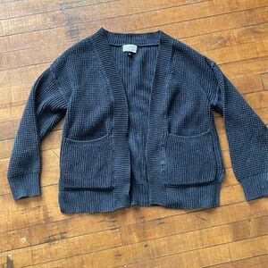 Chunky cardigan sweater
